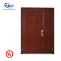 Solid Wood Fire Rated Timber Hotel Room Fireproof Interior Flush Door For Commercial